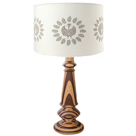 Настольная лампа (светильник) с абажуром NLD013