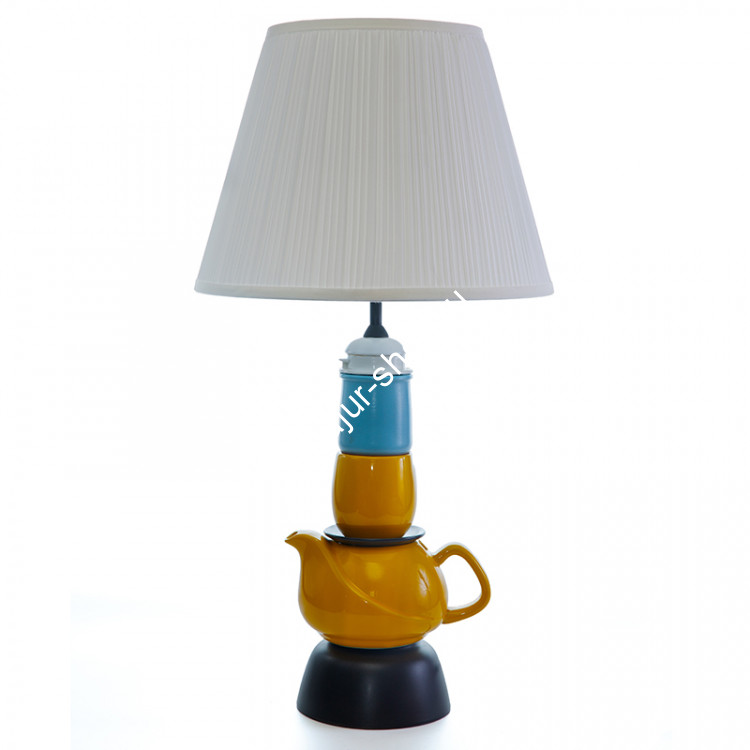Настольная лампа из чайного сервиза «Весна»