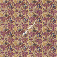 Ткань для абажура (цветы и птицы) TD059